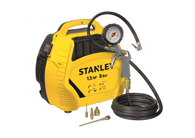 Ölfreier Kompressor mit Zubehör Stanley AIR-KIT