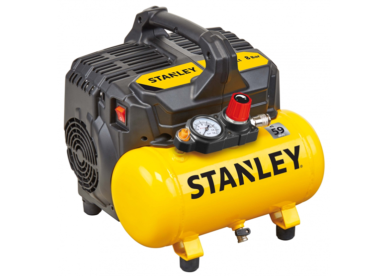 Geräuscharmer ölfreier Kompressor 6l Stanley B2BE104STN703