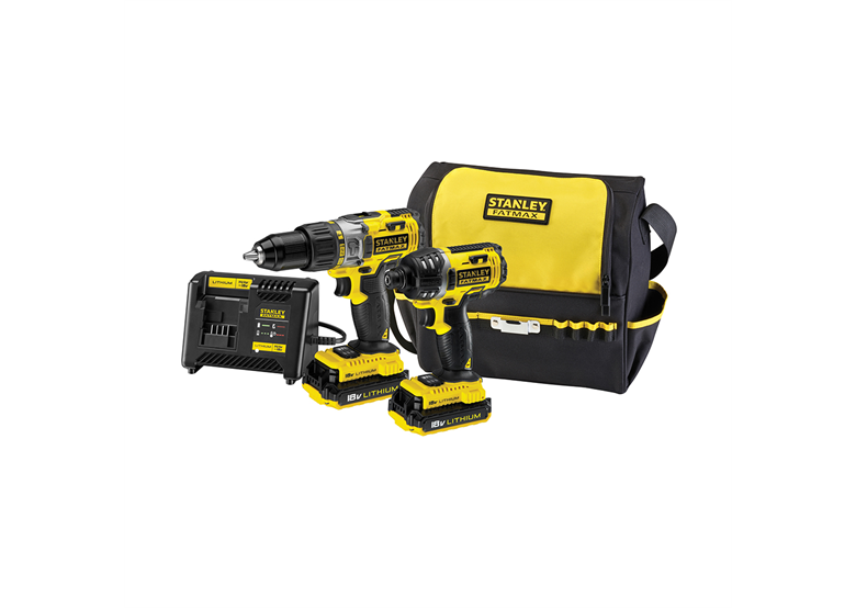 Werkzeugset 18V Stanley FMCK461C2 2x2.0Ah