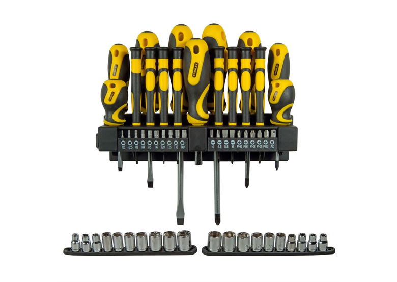 Schraubendreher, Bits und Stecknüsse-Set, 57-tlg. Stanley STHT0-62143