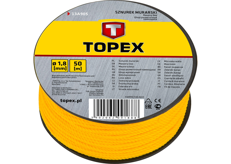Maurerschnur 50 m Topex 13A905