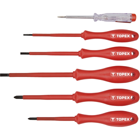 Schraubendreher 6 Stück 1000 V Topex 39D155