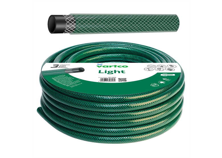 Gartenschlauch 1/2“ 50m 3-lagig LIGHT Vartco LIGHT 1001120050