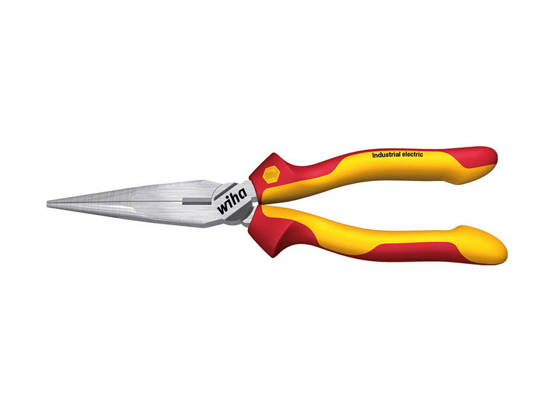 Flachrundzange Professional electric mit Schneide Gerade Form Wiha WH-33178