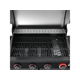 4+1-Gasgrill mit fettfreier Fritteuse Yato YG-20036