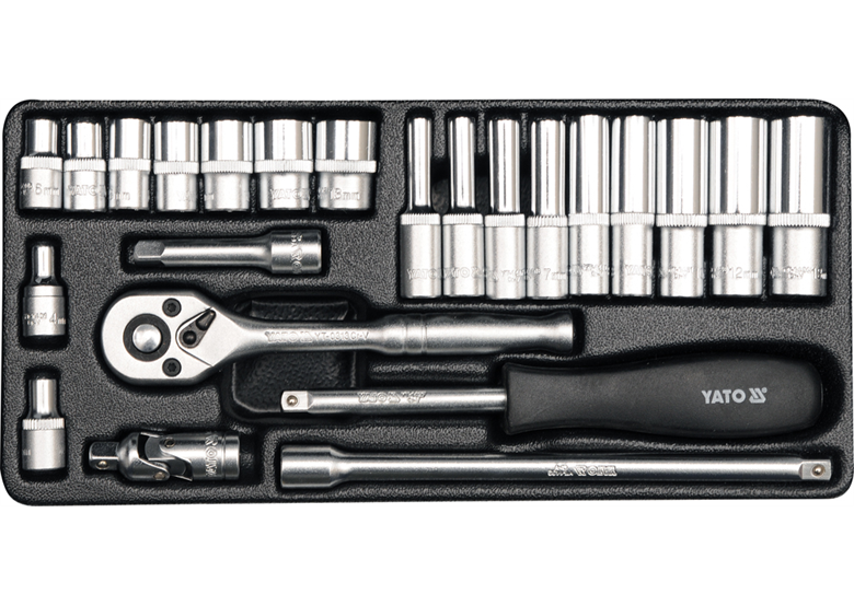 Werkzeugset 1/4" 23 tlg. Yato YT-14421
