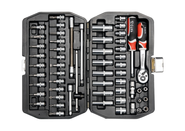 Steckschlüsselsatz 1/4" 56-tlg. XS Yato YT-1450