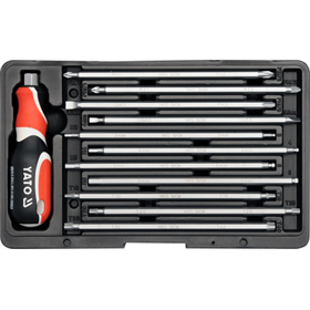 Schraubendreher mit austauschbaren Bits, Set mit 12 Teilen 22in1 Yato YT-2797