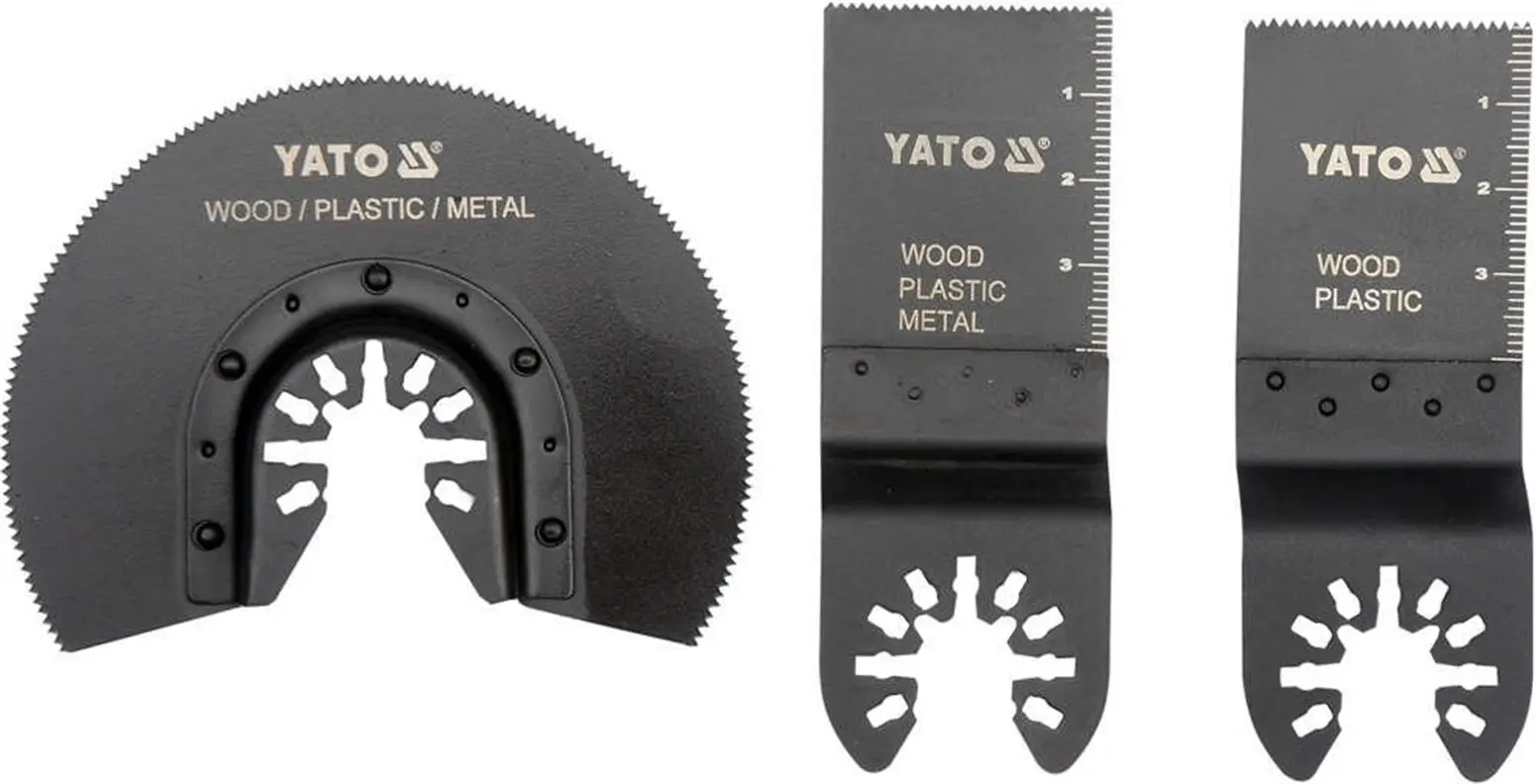 Zubehör für Multifunktionswerkzeug 3tlg. Yato YT-34691