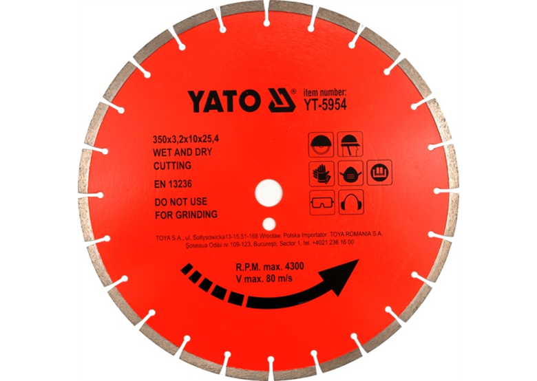 Diamant- Trennscheibe Yato YT-5956