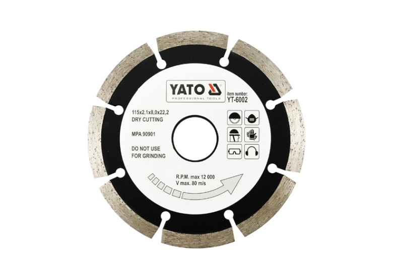 Diamant-Trennscheibe 115mm Yato YT-6002