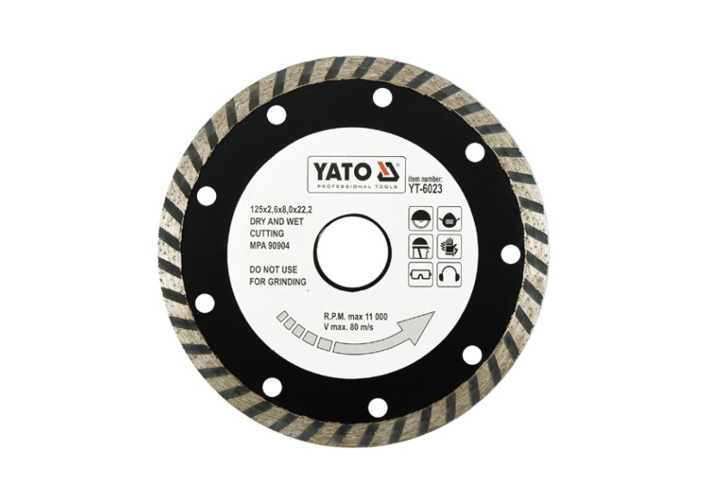 Diamanttrennscheibe 125mm Yato YT-6023
