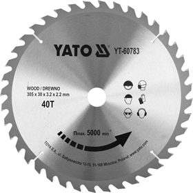 Sägeblatt Widia für Holz 305x30mm Yato YT-60783