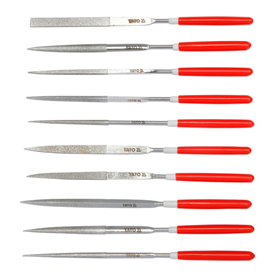 Diamant-Nadelfeilen-Satz 10-tlg. 3X140x50 mm Yato YT-6144