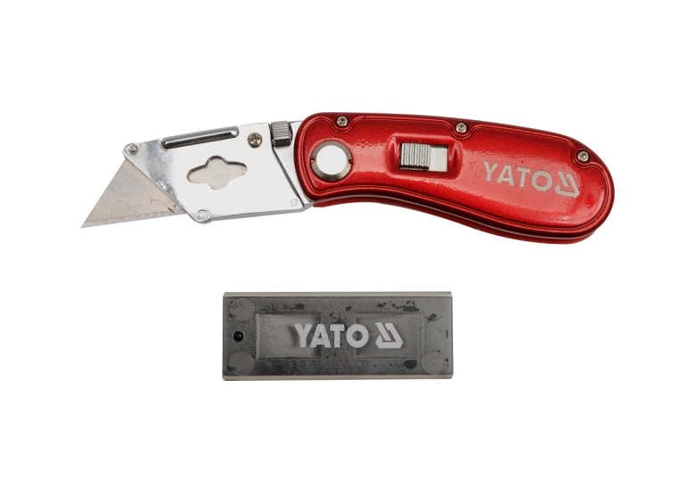 Messer mit Verriegelung + Ersatzklinge Yato YT-7534