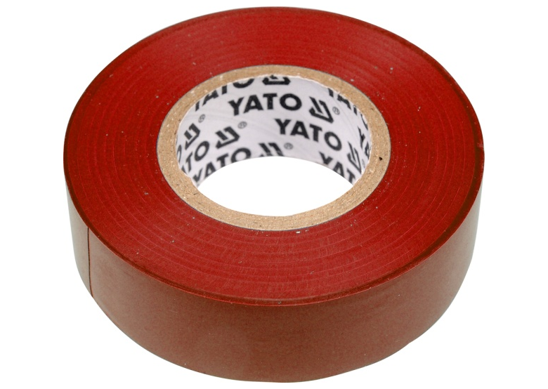 Elektroisolierband 19 mm x 20 m rot Yato YT-8166