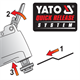 Multifunktionales oszillierendes Werkzeug Yato YT-82221