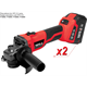 Winkelschleifer Yato YT-828295 2x4.0Ah