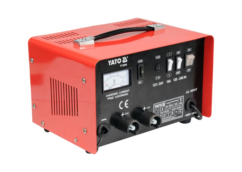 Autobatterie-Ladegerät 12/24V 16A 120-240Ah Yato YT-8304